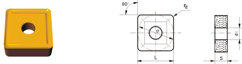 Indexable Inserta Tipo?S SNMG-V
