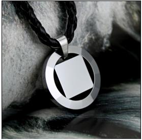 Tungstênio Colar de Ouro 003