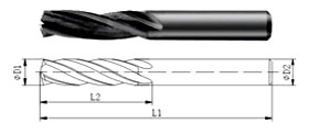 Carboneto de Tungstênio Brocas-Tipo A7
